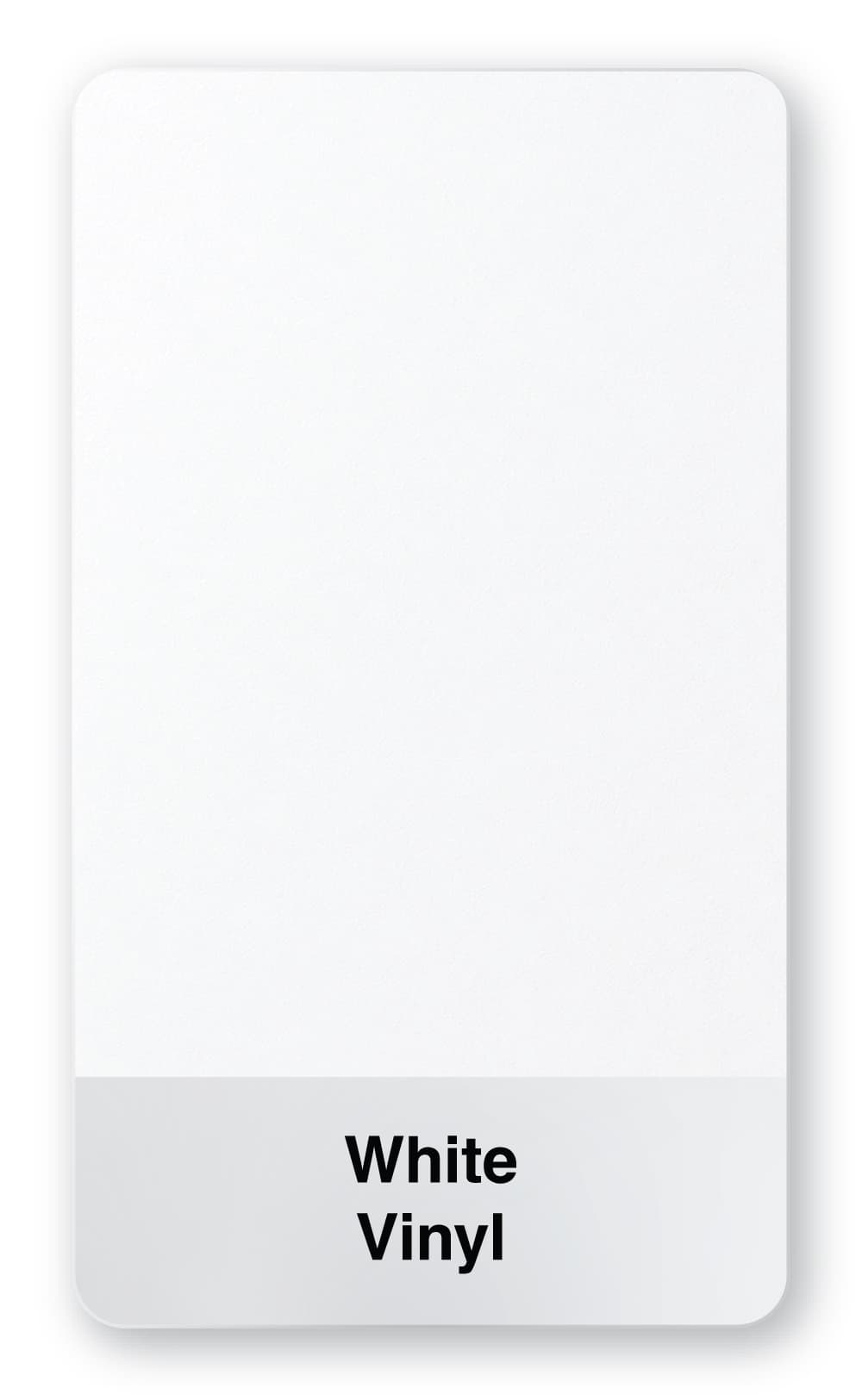 White Vinyl material sample